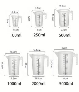 Pichet doseur en plastique PP grande capacité, nouveau design, avec couvercle et bec filtrant, pour la vente en gros - Product Image 2
