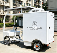Tricycle électrique à quatre roues pour livraison express, véhicule de transport fermé, vélo électrique adulte, nouveau tricycle électrique efficace