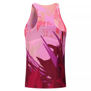 Người đàn ông của Trọng lượng nhẹ liền mạch phòng tập thể dục vest tùy chỉnh in Polyester <span class=keywords><strong>SINGLET</strong></span> phong cách thể thao cho Marathon chạy thoáng khí dệt kim - Product Image 4