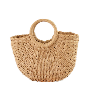 Sacs à Main Rondes en Rotin Naturel pour Femmes, Sacs <span class=keywords><strong>de</strong></span> Plage en <span class=keywords><strong>Paille</strong></span> d'Été Fourre-Tout – Vente en Gros - Product Image 5