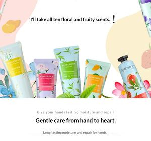 Crème hydratante pour les mains à absorption rapide de haute qualité au pamplemousse, mains sèches et gercées, apaise, adoucit, crème pour les mains naturelle mini OEM - Product Image 4