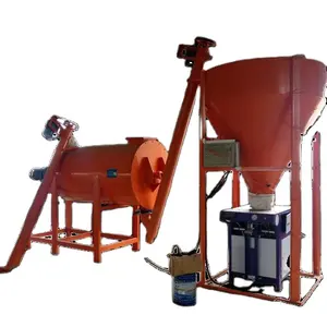 QIC Automático 1-8 T/H Tipo simple Máquina de mezcla de mortero seco Línea de producción de plantas de mortero de mezcla seca para masilla de pared adhesiva para azulejos