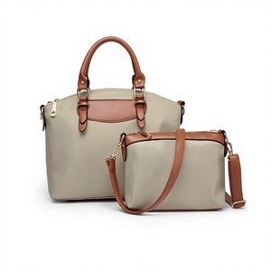 Nuevo Conjunto de Bolsos de Mano Casuales de 2 Piezas con Cierre de Cremallera, Ligeros y de Gran Capacidad para Mujer - Product Image 1