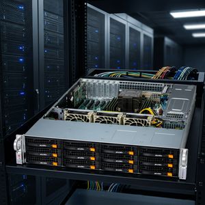 Servidor de Almacenamiento en Rack 2U SSG-522B-ACR12H, Intel Xeon 6700, DDR5, 12 Bahías SAS SATA NVMe PCIe 5.0 RAID, Almacenamiento Empresarial - Product Image 1