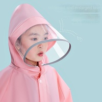 L'imperméable des enfants d'EVA avec l'espace de sac à dos, approprié aux garçons et aux filles, réutilisable