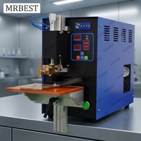 MRBEST Soudeuse à points compacte à impulsions CA pour le soudage des languettes de batteries au lithium et des bandes de nickel