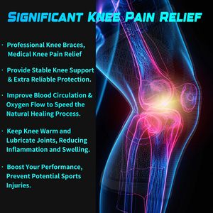 Soporte <span class=keywords><strong>de</strong></span> Rodilla Ortopédico Transpirable con Logotipo Personalizado, Soporte <span class=keywords><strong>de</strong></span> Rodilla y Tobillo Deportivo para Ciclismo y Running - Product Image 3