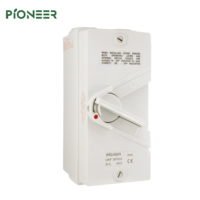 PIONEER ISO25 IP66 AC Isolator Switch 20A 35A 63A 440V Sectionneurs de moteur 2P industriels fermés