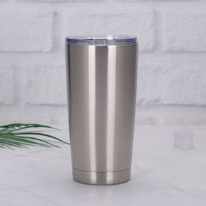 20oz Powder Coating Tumbler <b>Double</b> <b>Wall</b> Vacuum Insulated Stainless Steel Cup with Lid Straw Laser Engrave - Product Image 6