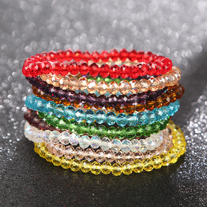 Venta directa personalizada <span class=keywords><strong>de</strong></span> la fábrica coreana, pulsera sencilla <span class=keywords><strong>de</strong></span> moda para mujer con <span class=keywords><strong>cristal</strong></span> <span class=keywords><strong>austriaco</strong></span> templado para regalo - Product Image 3
