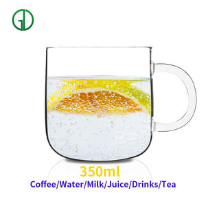 Groothandel Gekleurde Glas <span class=keywords><strong>Cup</strong></span> Snijden Handgemaakte Enkele Muur Herbruikbare Borosilicaatglas <span class=keywords><strong>Cup</strong></span> - Product Image 2