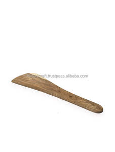 Cucharas de madera natural de gran venta, utensilios de cocina antiadherentes para servir y cocinar, logotipo personalizado para súper mercados y hoteles - Product Image 3