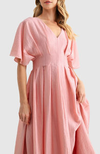 Short Sleeve Casual Fit & Flare Maxi <b>Dress</b> <b>for</b> <b>Spring</b>/Autumn/Summer Beach Party-OEM Service - Product Image 4