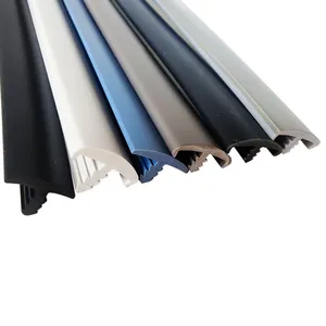 RUIZHAN Solid Color Customized Pvc T Molding Edge Banding Strip For Furniture Edging Decoration