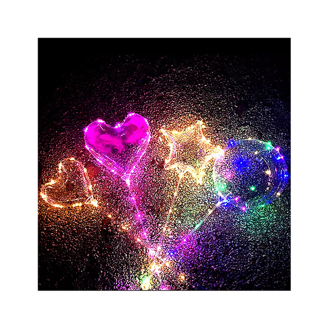 LED Bubble Balloons Party Decoration Bobo Balloon Led Balloon Lights up for Christmas Wedding Party Decoration Birthday Ballon
