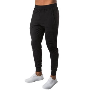 Pantalons de sport pour hommes, pantalons musculaires, pantalons extensibles pour hommes, coton, pieds fins, entraînement physique, pantalons de course - Product Image 2