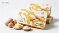 Rollitos de Huevo Saludables Hechos a Mano para Niños, Venta al por Mayor, Sin Grasas Trans, Crujientes, para Merienda Escolar, Postre, Suministro a Granel, OEM