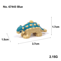 Bloques de Construcción de Animales Adorables, Figuras de Animales Surtidos de Plástico ABS, Ideales para Decoración de Escenas de Bosque, Jardín y Granja, Juguete de Regalo
