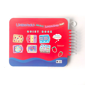Livre d'éveil personnalisé pour enfants Montessori activité éducative apprentissage bébé livres silencieux pour enfants impression en <span class=keywords><strong>langue</strong></span> <span class=keywords><strong>anglaise</strong></span> - Product Image 6
