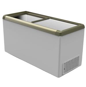 Nevera refrigeradora con puerta de vidrio plano de 650L, de tipo arcón congelador, 2, 2, 2 uds. - Product Image 1
