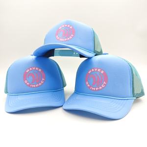 Gorra Trucker de Malla Espumada de 5 Paneles con Logotipo Bordado Personalizado de Fábrica, Impresión por Transferencia de Calor de Alta Calidad, con Cuerda Richardson - Product Image 2