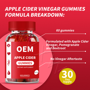 Gomitas de Vinagre de <span class=keywords><strong>Sidra</strong></span> de Manzana para el Control de Peso y la Desintoxicación |   Vegano y Sin Azúcar - Product Image 3