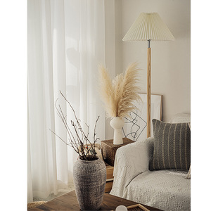 Voilages en mousseline blancs à plis crayon pour installation sur tringle, pour salon, chambre et bureau, translucides et décoratifs - Product Image 4