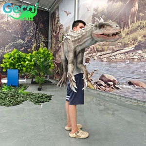 Marioneta de Dinosaurio <span class=keywords><strong>Indominus</strong></span> <span class=keywords><strong>Rex</strong></span> para Montar en el Hombro, Marioneta Realista para Representaciones Escénicas y Espectáculos en Parques de Diversiones - Product Image 3