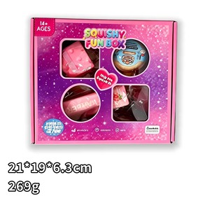 Coffret Cadeau de 4 Jouets Anti-Stress Squishy en Maltose, Créatifs, Doux et à Remontée Lente, pour Enfants - Product Image 4