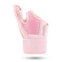 Soporte deportivo para pulgar con correa de muñeca transpirable, protector de vaina de tendón y articulación de pulgar, equipo de protección de compresión de Velcro