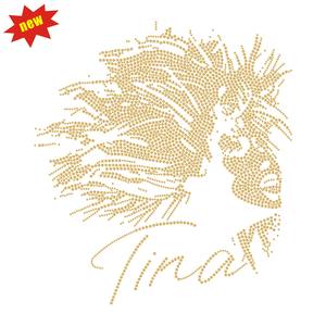 <span class=keywords><strong>Tina</strong></span> <span class=keywords><strong>Turner</strong></span> Hot Fix Rhinestone Transfert de chaleur pour chemise - Product Image 2
