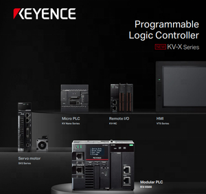 KV-1000 โปรแกรมควบคุม PLC แบบตั้งโปรแกรมได้พร้อมยูนิตซีพียูแบบอนุกรมในตัว - Product Image 4