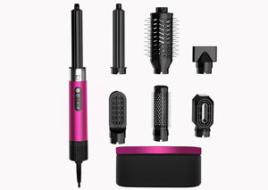 Cepillo Secador de Aire Caliente Moldeador de Cabello de Alta Velocidad Plancha y Rizador 5 en 1 con Difusor y Boquilla Plegable HS 0905 - Product Image 2