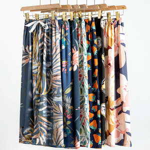 Pantalones Largos de Pijama para Mujer, Talla Grande, Transpirables, 100% Algodón, Bonitos, Finos, Invierno 2026 - Product Image 3