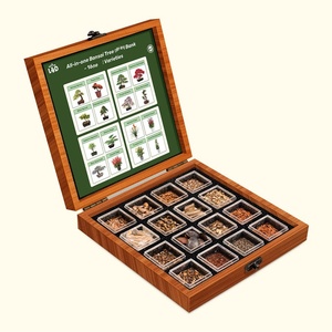 Tất cả-trong-một cây bonsai Gói Hạt Giống Ngân hàng với hộp gỗ tùy chỉnh vườn Kit 16 Hạt giống giống cho những người yêu thích vườn - Product Image 1