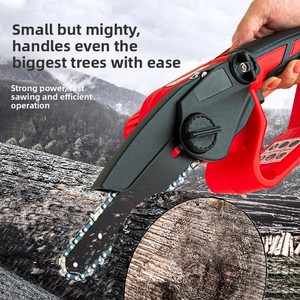 Scie à chaîne sans fil sans balais, outils électriques, certifiée CE, garantie 1 an pour l'utilisation en jardinage et en exploitation forestière - Product Image 4