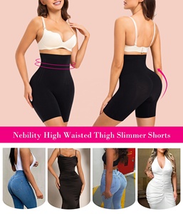 Fajas de Control de barriga para mujer, ropa interior para levantar glúteos, bragas moldeadoras de cuerpo sin costuras, pantalones cortos de cintura alta, adelgazantes para muslos - Product Image 4