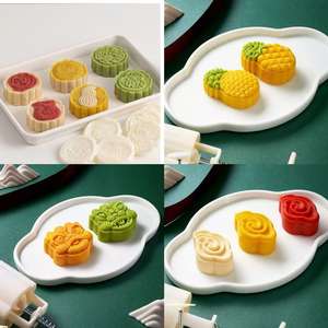 Molde <span class=keywords><strong>de</strong></span> plástico PP <span class=keywords><strong>de</strong></span> grado alimenticio para el hogar, apto para lavavajillas, para pastel <span class=keywords><strong>de</strong></span> luna prensado a mano, para el Festival <span class=keywords><strong>de</strong></span> Medio Otoño, para pastel <span class=keywords><strong>de</strong></span> frijol mungo con textura <span class=keywords><strong>de</strong></span> piel <span class=keywords><strong>de</strong></span> nieve - Product Image 6