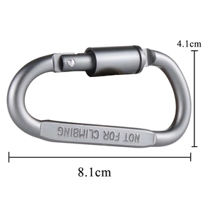 Llavero con clip <span class=keywords><strong>de</strong></span> mosquetón para <span class=keywords><strong>escalada</strong></span> al aire libre, mini mosquetón táctico <span class=keywords><strong>de</strong></span> supervivencia personalizado con forma <span class=keywords><strong>de</strong></span> al - Product Image 3