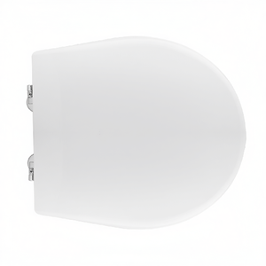 Asiento de Inodoro Redondo Blanco de 50.5 cm, Plástico, Minimalista, para Baño - Product Image 3