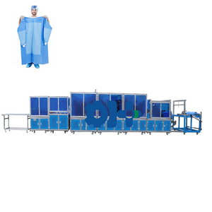 Automatic Non Woven Medical Overall <strong>Gown</strong> Reinforced Surgical Robe Sterile <strong>Gown</strong> Making Machine - Product Image 1