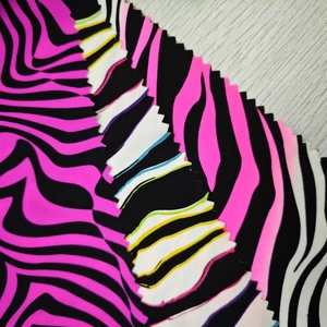 Trong Kho Màu Trắng Và Màu Đen 4 Cách Căng 82% Nylon 18% Spandex Đồng Bằng Dệt Kim Màu Sắc Khác Nhau Ngựa Vằn In Đồ Bơi Vải - Product Image 6