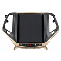 Autoradio vertical Android 13 Tesla 10,4 pouces pour Jeep Cherokee 2016-2020, CarPlay sans fil, GPS, DSP, 8 cœurs, 4+64 Go
