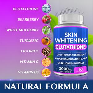 Tablet pemutih l-glutathion 5000 G Halal lembut Gel kapsul 5000Mg Perawatan Set pil kulit l-<span class=keywords><strong>glutathione</strong></span>