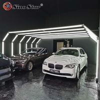 Lumière Tunnel LED de polissage de voiture, stand et lumière de séparation au Center du véhicule, éclairage d'atelier seg1009b, 2 pièces
