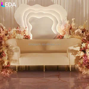 Panel de Fondo Acrílico Blanco con Luces LED para Pasillo de Boda, Arco de Boda, Decoración de Eventos y Fiestas - Product Image 2