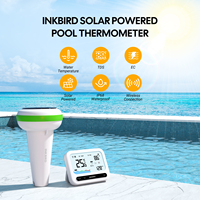 INKBIRD IBS-P04R Ensemble de thermomètres solaires pour piscine 300m IP68 Détecteur de température de l'eau TDS EC Moniteur de qualité de l'eau 3 en 1