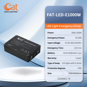 <span class=keywords><strong>Salida</strong></span> <span class=keywords><strong>de</strong></span> 55W/45W |   Batería <span class=keywords><strong>de</strong></span> Respaldo <span class=keywords><strong>de</strong></span> 18.5V |   Resistente al Agua IP65 |   Fuente <span class=keywords><strong>de</strong></span> Alimentación <span class=keywords><strong>de</strong></span> Emergencia LED <span class=keywords><strong>de</strong></span> Aluminio <span class=keywords><strong>de</strong></span> 1000-1200W con Certificación CE - Product Image 1