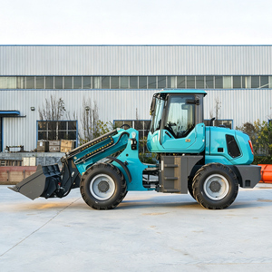 Mini-chargeuse sur pneus de 2,5 tonnes avec moteur Kubota, chargeuse frontale et attache rapide pour travaux agricoles et de construction - Product Image 3