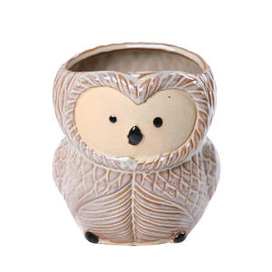 Maceta <span class=keywords><strong>de</strong></span> Cerámica <span class=keywords><strong>con</strong></span> Forma <span class=keywords><strong>de</strong></span> Zorro <span class=keywords><strong>de</strong></span> Dibujos Animados <span class=keywords><strong>de</strong></span> 4.3 Pulgadas para Suculentas, <span class=keywords><strong>Cactus</strong></span> y Plantas <span class=keywords><strong>de</strong></span> Interior - Product Image 5